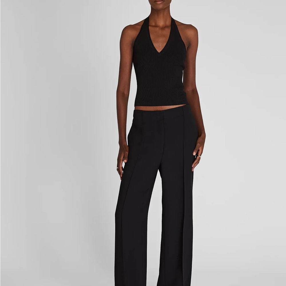 Club Monaco Pleated Black Trousers
